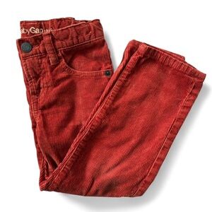 Baby GAP Burnt Orange corduroy pants boys size 4 Slim